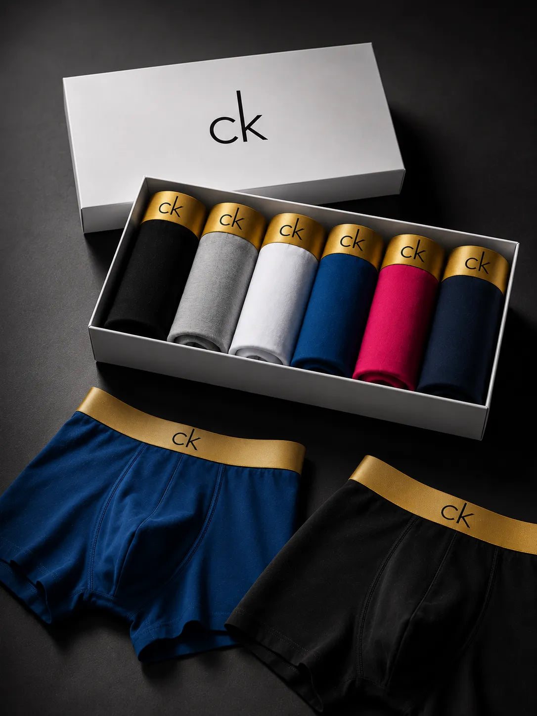 Boxers Premium Hombre Microfibra CK x6 | Suaves, Cómodos, Transpirables y Elásticos